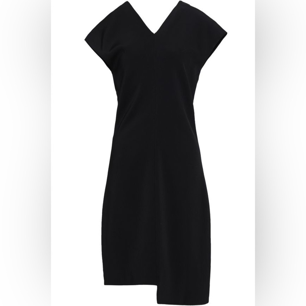 Helmut Lang Asymmetric crepe mini dress